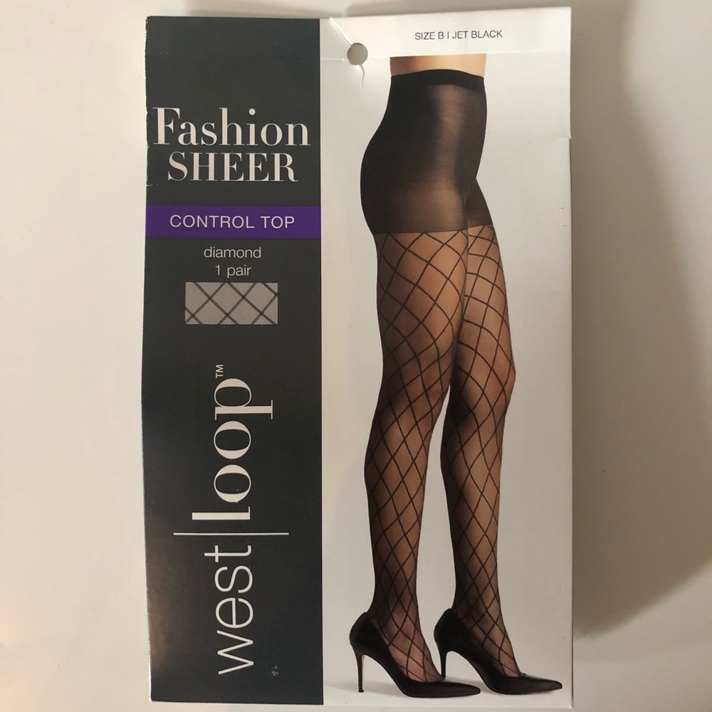 Black Checkered Tights